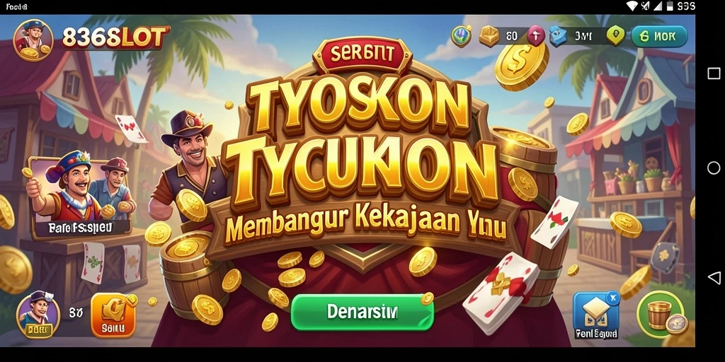 Screenshot utama 8368SLOT menunjukkan pengalaman gameplay Tycoon yang mendebarkan.
