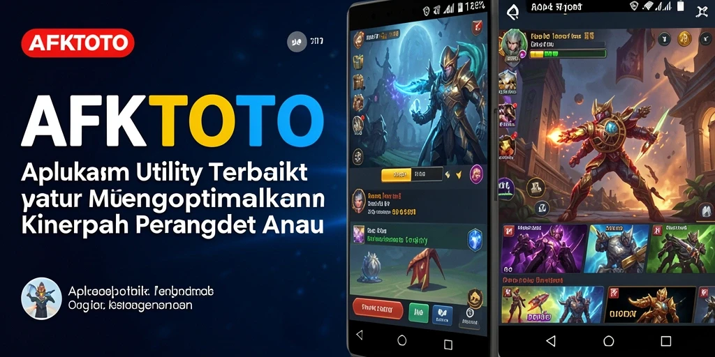 Screenshot utama AFKTOTO menampilkan antarmuka pengguna yang sederhana dan efektif.