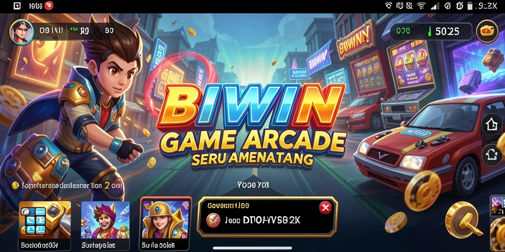 Gameplay seru BIWIN yang penuh tantangan dan aksi.