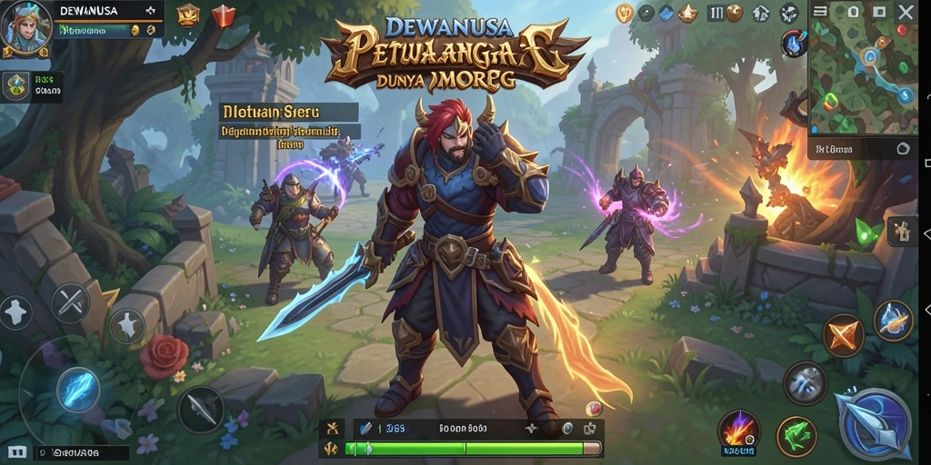Tampilan gameplay seru di DEWANUSA dengan karakter dan lingkungan yang menakjubkan.