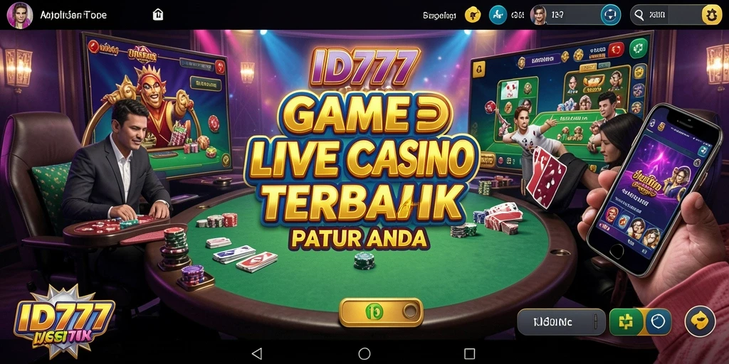 Gameplay Live Casino yang mendebarkan di ID777.