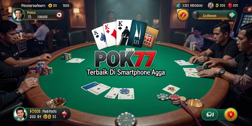 Tampilan gameplay poker yang seru dan mendebarkan di KM777.