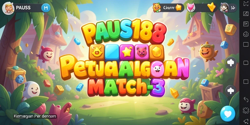 Tampilan menarik dari gameplay seru PAUS188 yang penuh warna.