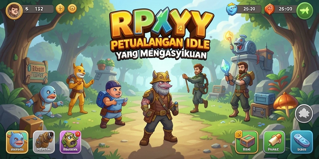 Tampilan gameplay seru dalam RPYYY yang mengasyikkan.
