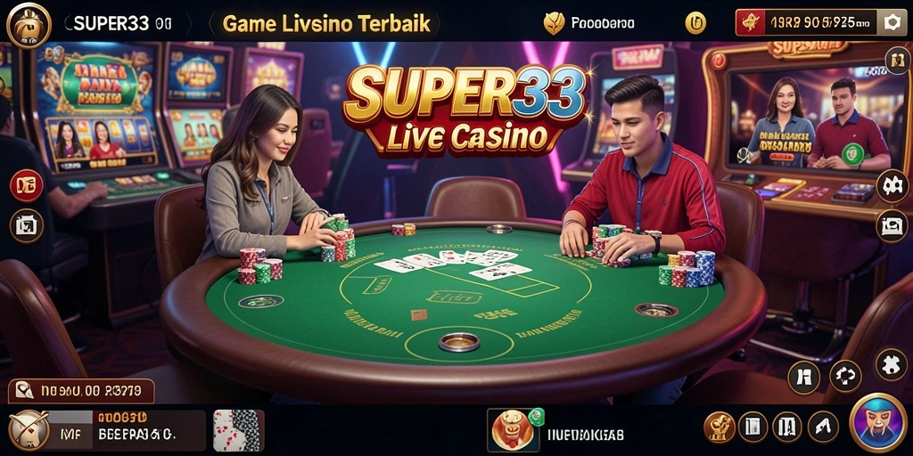 Tampilan gameplay seru di SUPER33 Live Casino yang mengasyikkan.