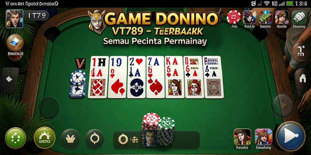 Tampilan gameplay seru dari permainan Domino VT789.
